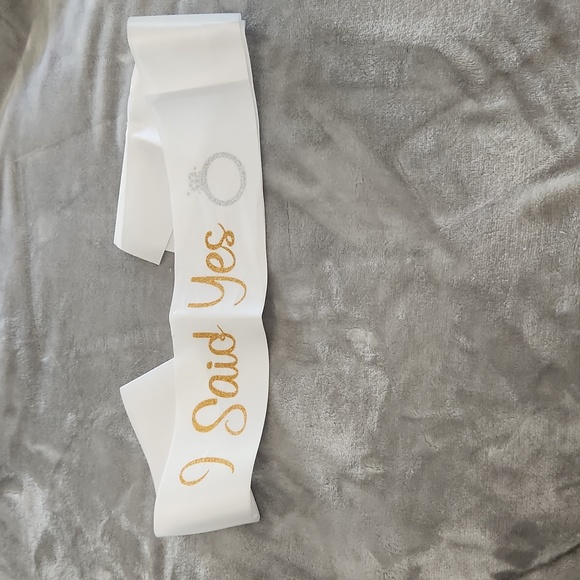 Engagement Sash - Picture 2 of 2